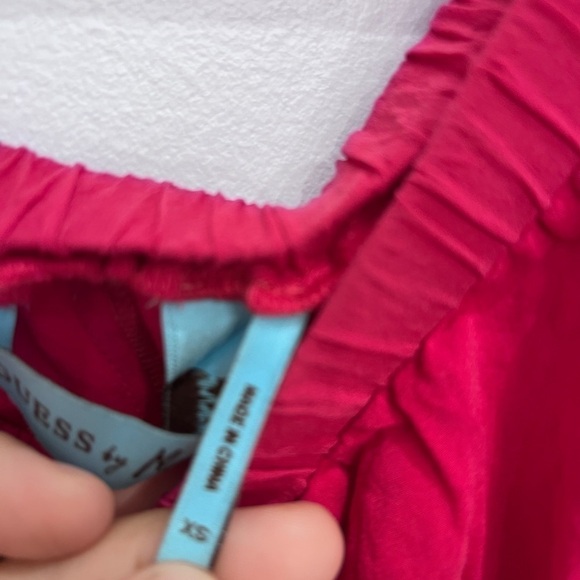 Guess by Marciano pink silk bodysuit hot pink size xs - Picture 6 of 8